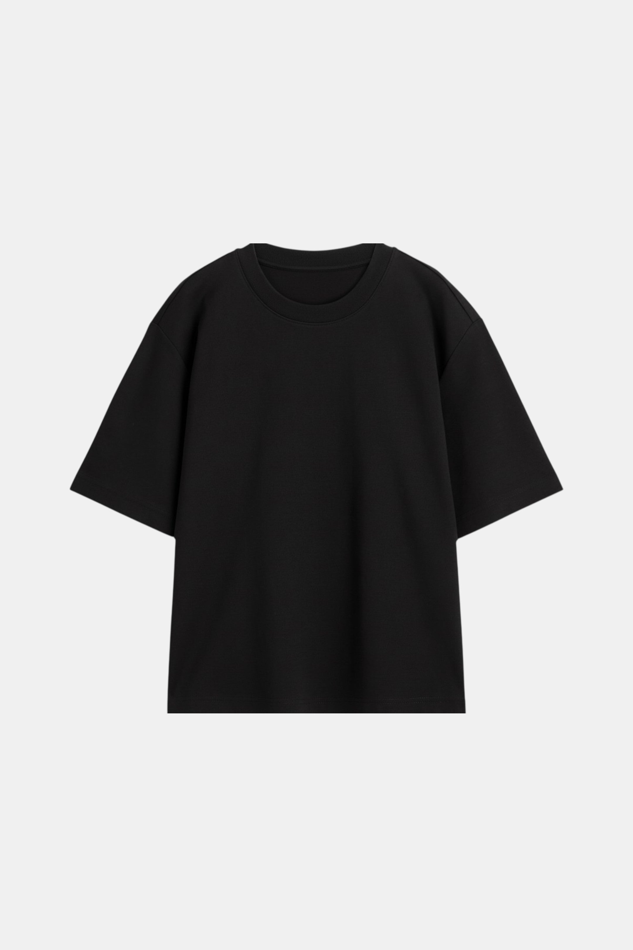 PWST‑Shirt – Oversized Premium Black Cotton