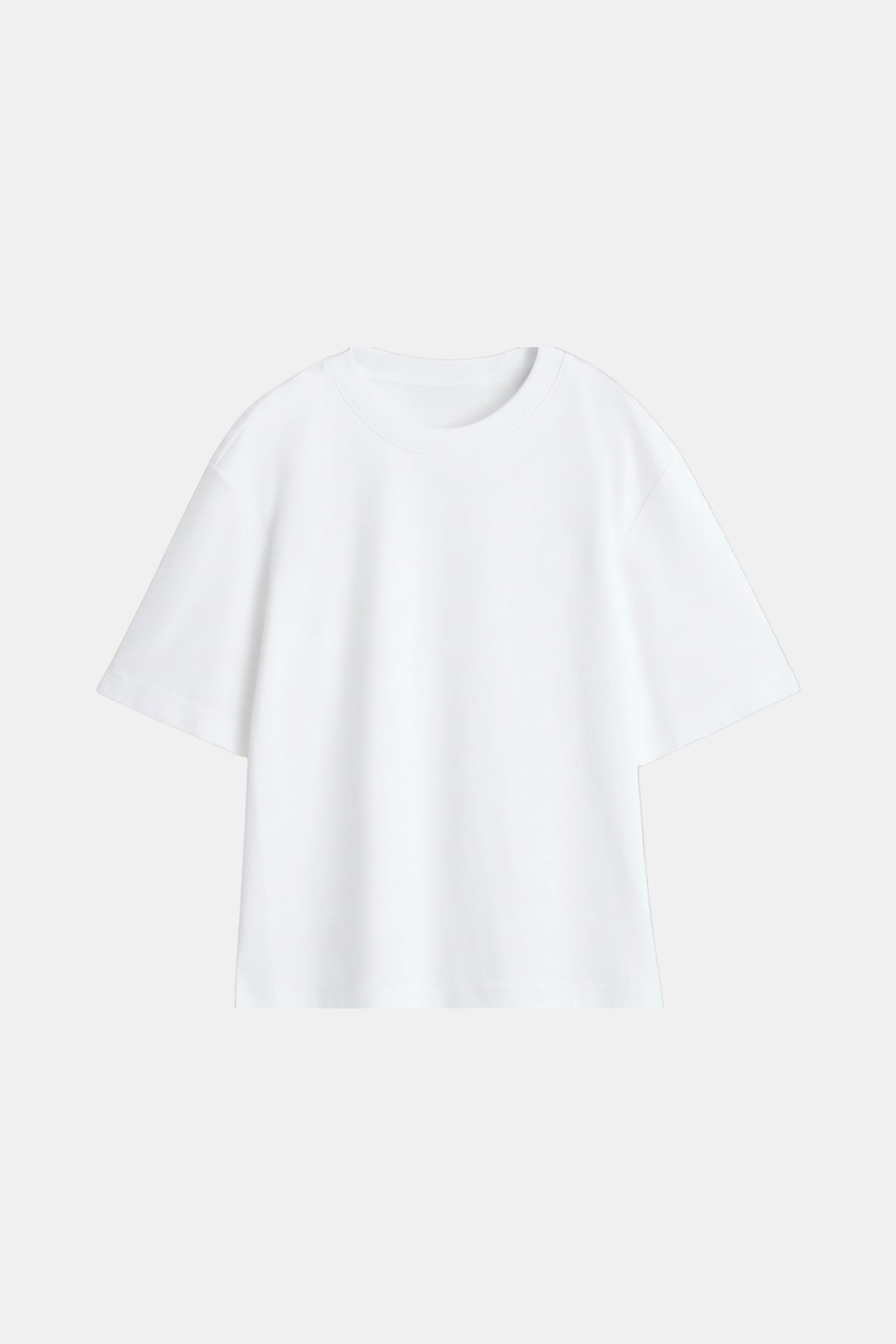 Pws T‑Shirt – Oversized Premium White Cotton